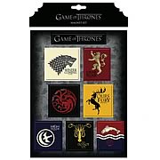 Game of Thrones House Magnet Set